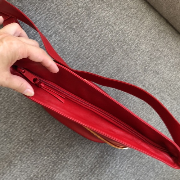 SUSAN GAIL Genuine Leather BELLIDO Vintage Shoulder Bag - Made in Spain - Picture 5 of 14